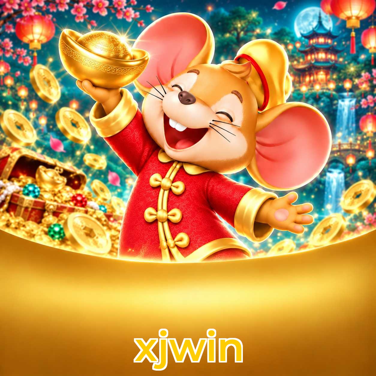 xjwin Logo - Bônus com Rollover Justo